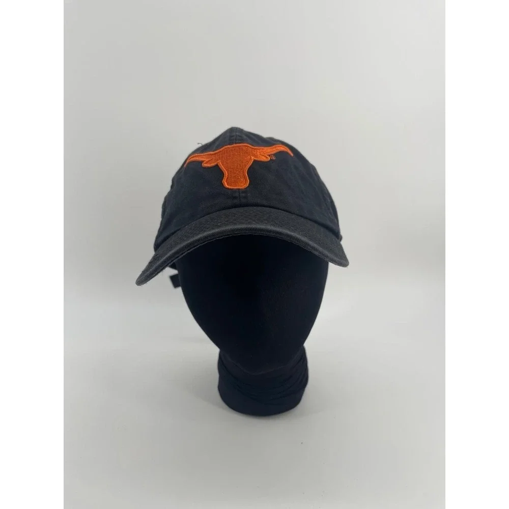 Texas Longhorns Hat Cap Strap‎ Back Black Team Logo NCAA College New Era